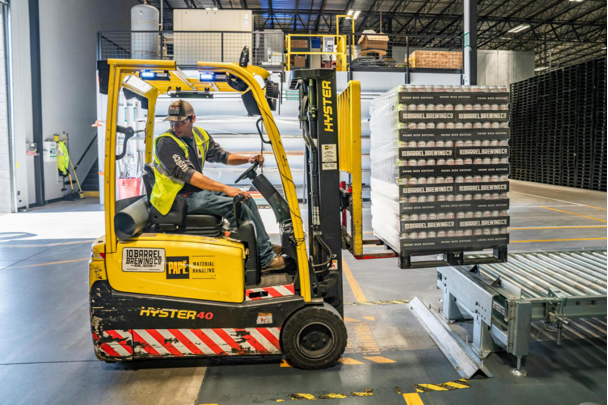 Warehouse and forklift logistics operations