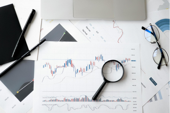 Charts and analysis for U.S. market research