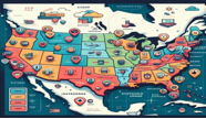 U.S. map and locations